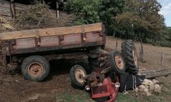 Çanakkale'de devrilen traktörün altında kalan sürücü öldü