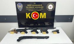 Konya Ereğli'de operasyon 11 şüpheli tutuklandı