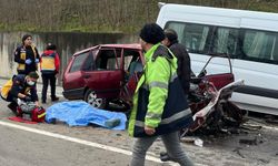 Ordu'da trafik kazası: 2 ölü, 1 yaralı