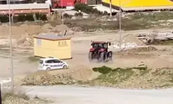 'Dur' ihtarına uymayan ehliyetsiz traktör sürücüsüne 44 bin lira ceza