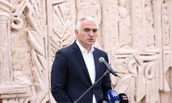 Kültür ve Turizm Bakanı Ersoy, Side Antik Kenti Karşılama Merkezi'nin açılışında konuştu