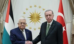 Cumhurbaşkanı Erdoğan, Filistin Devlet Başkanı Mahmud Abbas ile görüştü