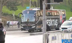 Beşiktaş derbi için stada ulaştı