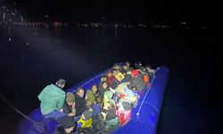 Çanakkale açıklarında 14'ü çocuk, 31 kaçak göçmen yakalandı