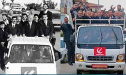 Fatih Erbakan, babasının ikonik kamyon kasası pozunu verdi
