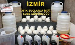 İzmir'de 112 kilo metamfetamin ele geçirildi: 5 gözaltı