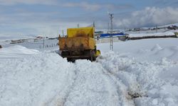Kars'ta yüksek kesimlerdeki köylerin yolu kapandı