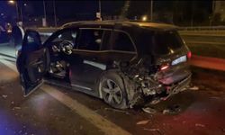 Ataşehir TEM Otoyolu'nda kaza: 2 yaralı