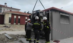 Burdur’da elektrik trafosunda yangın