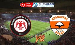 Çorumspor-Adanaspor maçı maçı izle (CANLI)