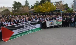 Mardin ve Diyarbakır’da İsrail protestosu