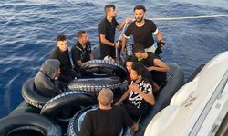 Muğla açıklarında 18 düzensiz göçmen kurtarıldı