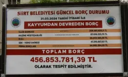 Siirt Belediyesi açıkladı: Kayyum, 456 milyon TL borç bıraktı