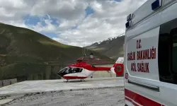 Van'da kalp krizi geçiren kişi, polis helikopteriyle hastaneye nakledildi