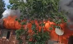 Kocaeli'de kereste üretim tesisi ofisinde yangın çıktı