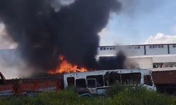 Bursa’da hurda deposunda çıkan yangın 1 saatte söndürüldü