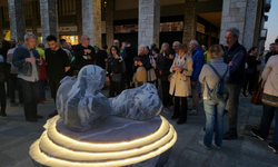 Furkan Depeli’nin birinci seçilen ‘Dikatomi’ isimli heykel projesi İtalya sokaklarında