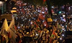 Fatih’te Filistin’e destek yürüyüşü düzenlendi