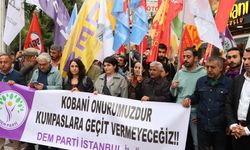İstanbul'da DEM Parti üyelerinden Kobani Davasında verilen cezalara tepki