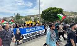 Kahramanmaraş'ta üniversite öğrencileri İsrail'in Gazze'ye yönelik saldırılarını protesto etti