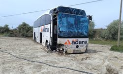 Kayseri'de yolcu otobüsü şarampole yuvarlandı: 4 yaralı