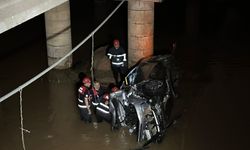 Sivas'ta Kızılırmak Nehri'ne uçan otomobillerdeki 3 kişiyi itfaiye kurtardı