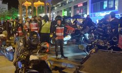 Motosikletli kuryeler öldürülen arkadaşları Ata Emre Akman için eylem yaptı