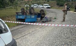 Siirt'te devrilen patpatın sürücüsü öldü, 1 kişi yaralandı