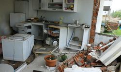 Tokat’ta mutfaktaki gaz sıkışması patlamaya neden oldu