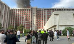 Trakya Üniversitesi Tıp Fakültesi Hastanesi çatısında yangın çıktı