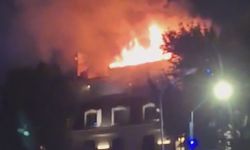 Kadıköy'de otelde yangın çıktı