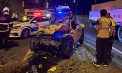 Anadolu Otoyolu'nda kamyona çarpan otomobilin sürücüsü öldü