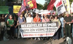 DEM Parti Ankara İl Örgütü, Hakkari Belediyesi'ne kayyum atanmasını protesto etti