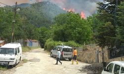 Muğla Milas ve Menteşe'de orman yangını: Yerleşim yerlerine ulaştı!