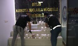 Bitlis'te 26 kilo 150 gram metamfetamin ele geçirildi