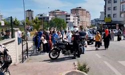 Samsun'da polis, 1 dakika kala sınava yetiştirdi