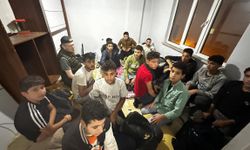 Tekirdağ'da 34 kaçak göçmen ile 2 organizatör yakalandı