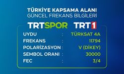 Güncel TRT 1 frekans bilgileri 2024