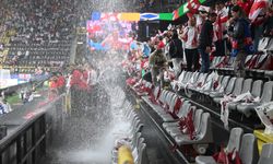 Türkiye - Gürcistan maçı öncesi taraftarlar arasında kavga çıktı