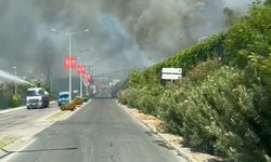 Adana'da fabrikada yangın
