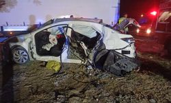 Adıyaman'da TIR'a çarpan otomobilin sürücüsü öldü:3 yaralı