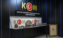 Ankara'da 223 tarihi eser ele geçirildi