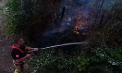 Antalya Gazipaşa'da çalılık yangını