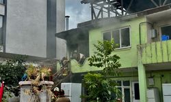 Düzce'de evde çıkan yangında 5 kişi dumandan etkilendi