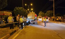 Gaziantep'te su tankerine çarpan motosiklet sürücüsü öldü