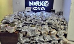 Konya’da araçta 225 kilo uyuşturucu madde ele geçirildi