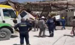 Gabar Dağı'nda petrol sahasında sondaj kulesi devrildi