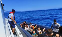 Urla ilçesi açıklarında 27 düzensiz göçmen yakalandı