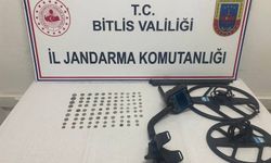 Bitlis'te 97 tarihi sikke ele geçirildi