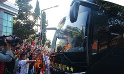 Galatasaray, Süper Kupa için Atatürk Olimpiyat Stadı'na hareket etti